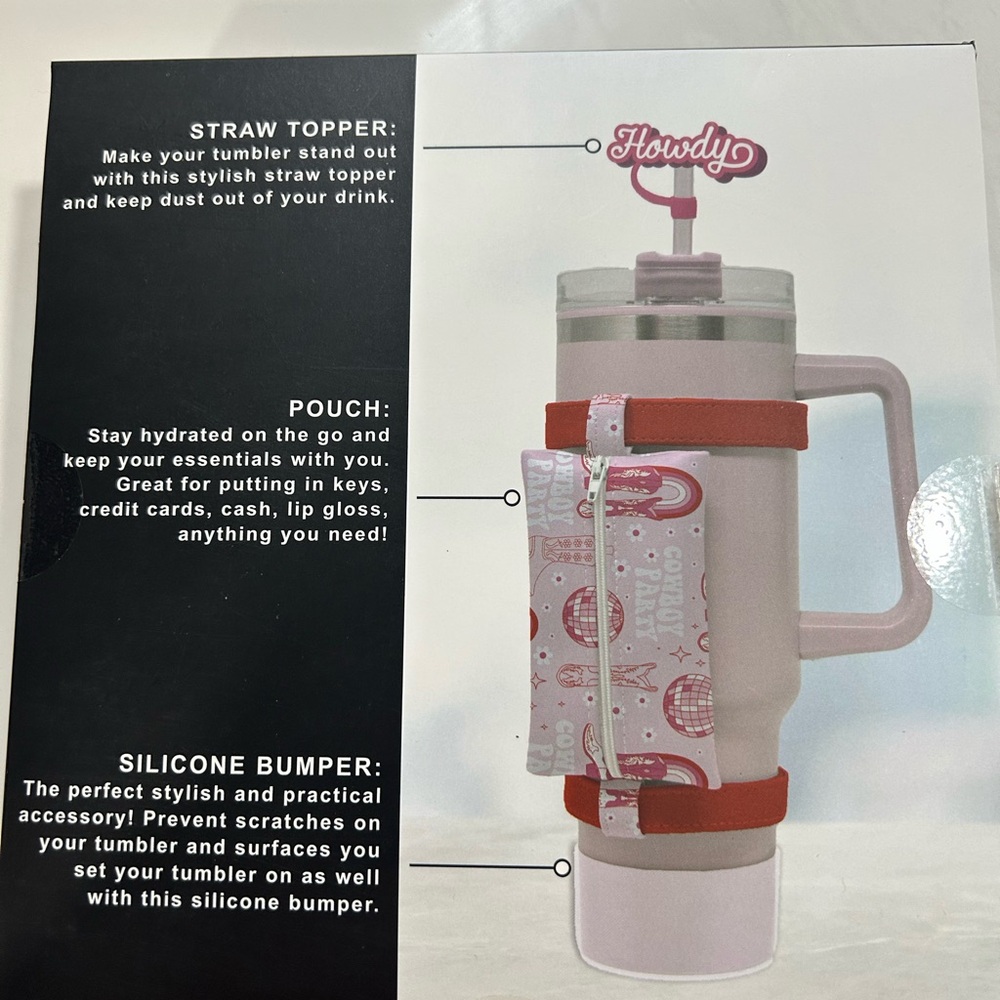 Pink Hydration Accessory Set - Picture 2 of 4